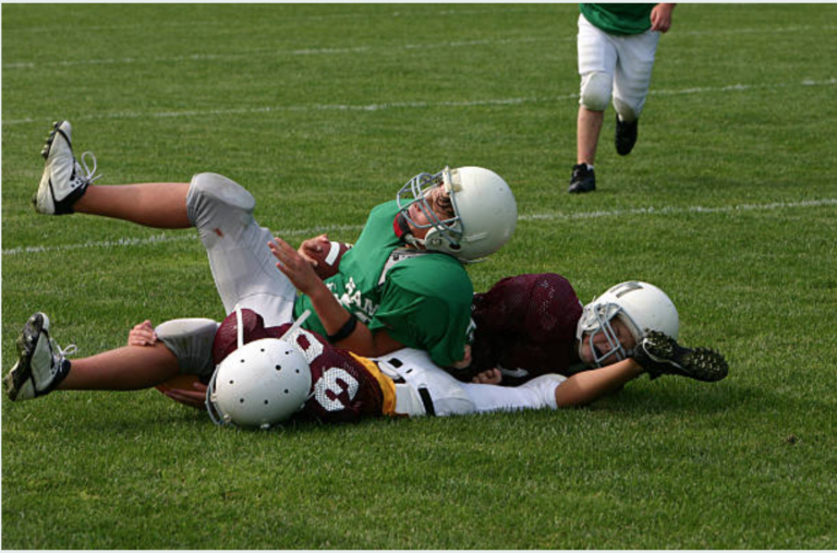 football tackle impact
